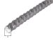 Steel Twisted Rod Raw - 8mm x 2m