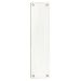Polished Stainless Steel Finger Plate 75mm x 300mm