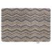 Hug Rug Plain Ribbon Grey Zig Zag 50cm x 75cm