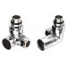 Corner Valve Pair Chrome