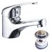 Aqua K Series Chrome Lever Basin Mixer Tap - With Waste
