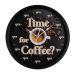 Time for Coffee Wall Clock – Stylish Kitchen Clock for Coffee Lovers