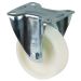 Transport Castor 100mm fixed 125kg White