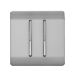 Trendi 2 Gang 2 Way Switch Stainless Steel