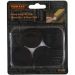 Trojan Round Felt Pads 38mm - Pack of 8 I Black