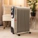 Kingavon 11 Fin Electric Oil Filled Radiator – 2500W Portable Heater with 3 Heat Settings, Timer and Safety Features