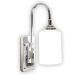 JML Smart Sconce Wireless LED Wall Light with Remote Control and Adjustable Swivel – Chrome Finish