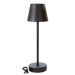 Kingavon Rechargeable Dimmer Touch Table Lamp – Black Modern Wireless Lighting