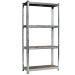 Benson Heavy-Duty Shelf Storage Rack – 4 Adjustable MDF Shelves – 80 kg Capacity Per Layer