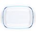 Oven & Care Rectangular Baking Dish with Flaps 38cm – Borosilicate Glass Oven, Freezer and Microwave Safe