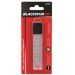 Blackspur Large Snap-Off Blade Set – 18mm High Carbon Steel Replacement Blades I Pack of 10