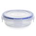 Round Zip Lock Storage Box 300ml – Airtight Food-Safe Container for Fresh Storage