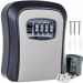 Key Safe Box with 4-Digit Combination Lock – Secure Outdoor and Indoor Key Storage