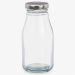 Glass Bottle with Silver Cap 250ml – Premium Mini Glass Storage Bottle for Oils, Juices and Dressings