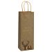 Merry Christmas Deer Design Bottle Gift Bag I Brown Kraft Paper Wine Bag 12x35x9cm