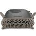 DeLonghi Capsule Fit Grey 2000W Fan Heater – Dual Position Compact Heater with Quiet Operation