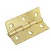 Perry 75mm Brass Butt Hinge Pair – Durable Door and Cabinet Hinges with Fittings Included