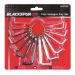 Blackspur 14 Piece Hexagon Key Set – Metric and AF Sizes for DIY and Professional Use
