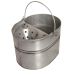 Ashley Heavy-Duty Galvanised Steel Mop Bucket with Fixed Wringer