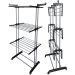 Ashley 4 Tier Foldable Airer with Wheels – Adjustable Indoor Clothes Drying Rack