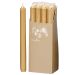 Premier Gold Dinner Candles I Pack of 12 Elegant Taper Candles for Dining and Decoration