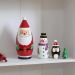 Santa’s Secret! 4 in 1 Festive Figurines – Hand-Painted Wooden Ornaments