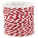 Red and White Striped Gift Ribbon 20m I Festive Wrapping and Decorative Ribbon for Gifts and Crafts