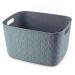 Curver Softex Large 19 Litre Teal Storage Box – Recycled Plastic Modular Organiser with Handles