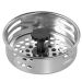 Tala Sink Strainer and Plug – Universal 8cm Stainless Steel Kitchen Sink Plug with Strainer