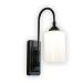JML Smart Sconce Wireless LED Wall Light with Remote Control and Adjustable Swivel – Black