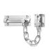 Yale Polished Chrome Effect Stainless Steel Door Chain – 215mm Security Chain for Wooden Doors
