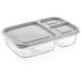 3-Compartment Lunch Box 1.15L – BPA-Free Food Storage Box with Locking Lid and Freezer Safe Design