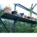 Vitavia Green Aluminium Greenhouse Wall Shelf – 15cm Deep Storage with Brackets and Screws