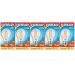 Eveready 8W E27 LED Clear Filament GLS Bulbs 1050 Lumens Warm White Equivalent to 75W I Pack of 5