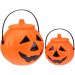 Large Halloween Pumpkin Candy Bucket – Trick or Treat Candy Holder and Decorative Cauldron