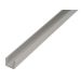 U Profile Anodised Aluminium Silver - 15mm x 22mm x 15mm x 1.5mm / 1m
