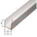 U Profile Anodised Aluminium - 12mm x 8.6mm x 12mm x 1.3mm / 1m