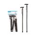 Adjustable Folding Walking Stick - Black
