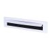 Warmseal Letterbox Draught Excluder With Flap, White, 43mm x 275mm Opening