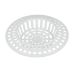 White Plastic Bath Strainer