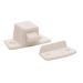 27mm White Nylon Rocker Catch (Pack of 2)