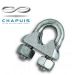 Chapuis 8mm Wire Rope Stirrup Clips - Pack of 2