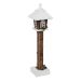 Elegant 60cm Wooden Lantern with Warm White LED Lights