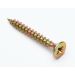 Premier 4 X 25mm Single Drive Zinc and Yellow Passivated Screw - Box of 200