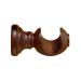Wooden Pole Bracket for Ø20mm Poles - Sapelli