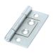 Zinc Plated Flush Hinge 2"