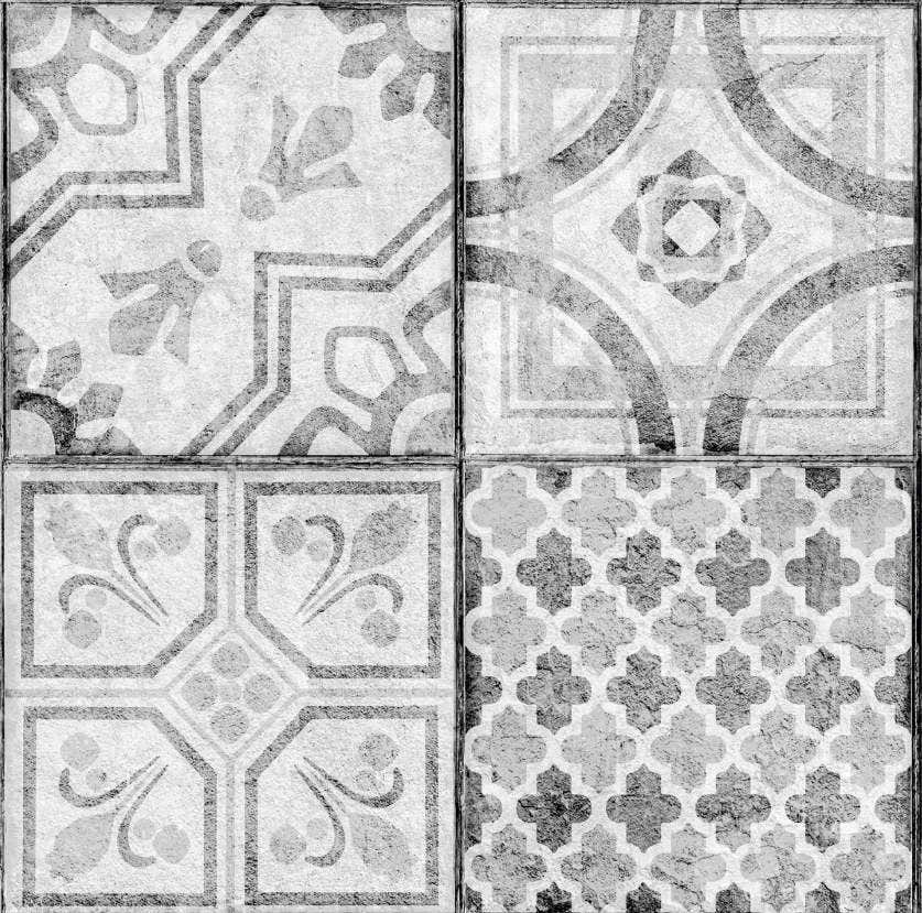 D-C-Fix Self-Adhesive Moroccan Style Floor Tiles - Pack of 11 (1sqm)