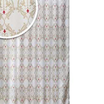 Blue Canyon Damask Shower Curtain - 180 X 180cm