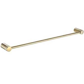 De Vielle Bathroom Santorini Single Towel Bar I Gold