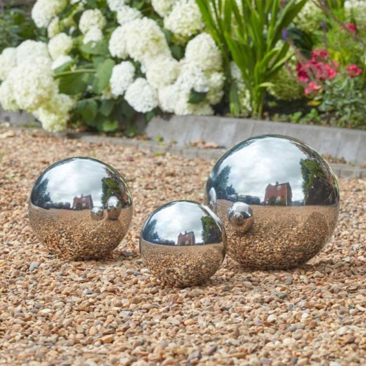 Decorative Stainless Steel GazeBall 20cm